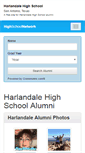 Mobile Screenshot of harlandalehighschool.org