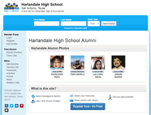 Tablet Screenshot of harlandalehighschool.org